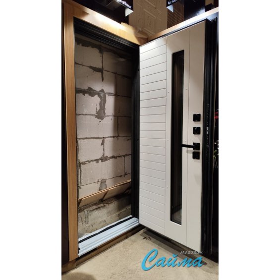 Входная Дверь Броня Крафт Дуб Чарльстон Коричневый/Белый Софт (Уличная) с Терморазрывом Входная Дверь Броня Крафт Дуб Чарльстон Коричневый/Белый Софт (Уличная) с Терморазрывом