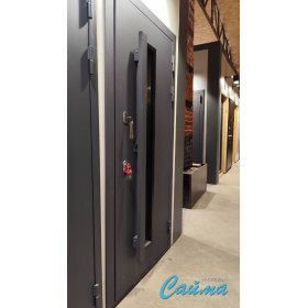 Входная Дверь Броня Квадро с терморазрывом, RAL 7024 - Эмаль Серая-foto4