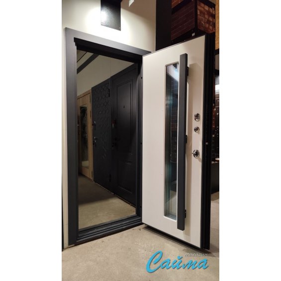 Входная Дверь Броня Квадро с терморазрывом, RAL 7024 - Эмаль Серая Входная Дверь Броня Квадро с терморазрывом, RAL 7024 - Эмаль Серая