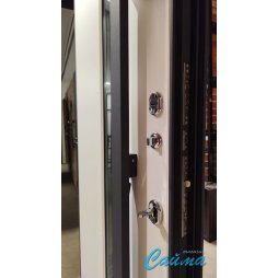 Входная Дверь Броня Квадро с терморазрывом, RAL 7024 - Эмаль Серая-foto3