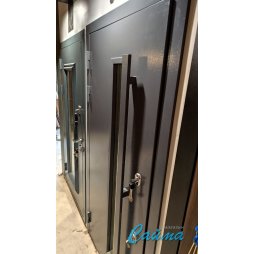 Входная Дверь Броня Квадро с терморазрывом, RAL 7024 - Эмаль Серая-foto8