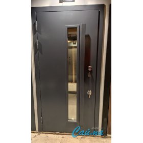 Входная Дверь Броня Квадро с терморазрывом, RAL 7024 - Эмаль Серая-foto7