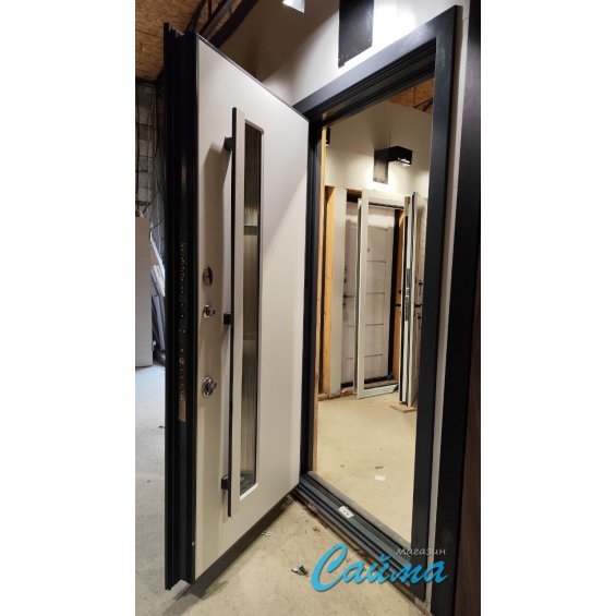 Входная Дверь Броня Квадро с терморазрывом, RAL 7024 - Эмаль Серая Входная Дверь Броня Квадро с терморазрывом, RAL 7024 - Эмаль Серая