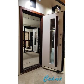 Входная Дверь Броня Квадро с терморазрывом, RAL 8017 - Эмаль Коричневая-foto6