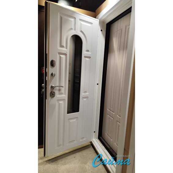 Входная Дверь Броня Лацио Белая/Белая (Уличная) Входная Дверь Броня Лацио Белая/Белая (Уличная)