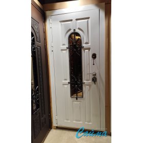 Входная Дверь Броня Лацио Белая/Белая (Уличная) с Терморазрывом-foto5