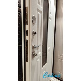 Входная Дверь Броня Лацио Белая/Белая (Уличная) с Терморазрывом-foto4