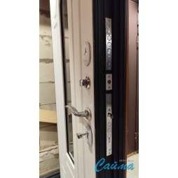 Входная Дверь Броня Лацио Дуб Золотой/Белая (Уличная)-foto6