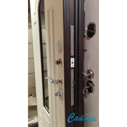 Входная Дверь Броня Лацио окраска 8017/Белый софт (Уличная) с Терморазрывом-foto4