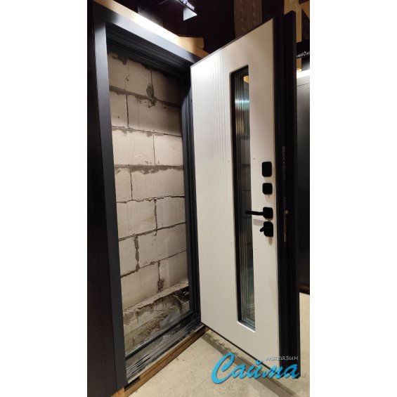 Входная Дверь Броня Марс с терморазрывом и стеклопакетом, RAL 7024 - Эмаль Серая Входная Дверь Броня Марс с терморазрывом и стеклопакетом, RAL 7024 - Эмаль Серая