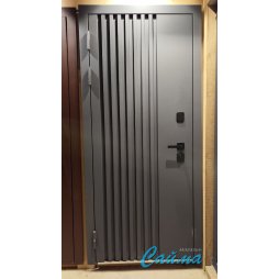 Входная Дверь Броня Марс с терморазрывом, RAL 7024 - Эмаль Серая-foto4