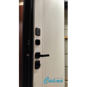 Входная Дверь Броня Марс с терморазрывом, RAL 8017 - Эмаль Серая-foto3