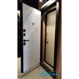 Входная Дверь Ferroni (Цитадель) Черный Кварц Сатин Черный/Сатин Белый-foto2