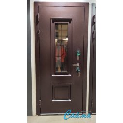 Входная Дверь Luxor Termo 3 с терморазрывом и степлопакетом Букле Шоколад (Люксор)-foto5