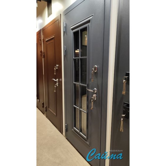 Входная Дверь Luxor Termo 4 с терморазрывом и степлопакетом. Букле Антрацит/Белая (Люксор) Входная Дверь Luxor Termo 4 с терморазрывом и степлопакетом. Букле Антрацит/Белая (Люксор)