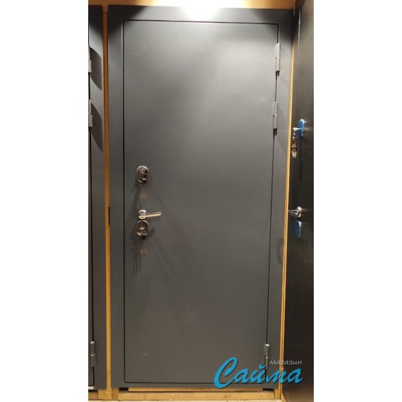 Входная Дверь с Терморазрывом Броня термо 7024/Белёный Дуб с Зеркалом