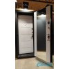 Входная Дверь T-Doors с терморазрывом и большим зеркалом Серебро/Эмалит Белый - Фото №5