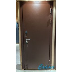 Входная Дверь с Терморазывом Броня термо Медный Антик/Беленый Дуб-foto3