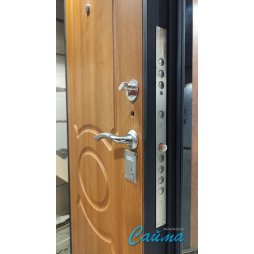 Входная Дверь Стальной Стандарт S1 (С1) Миндаль-foto4