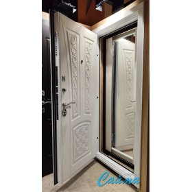 Входная Дверь Стальной Стандарт S13 (С13) (Софт Тач Белый)-foto3