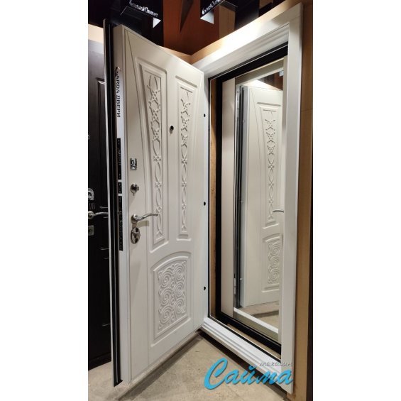 Входная Дверь Стальной Стандарт S13 (С13) (Софт Тач Белый)