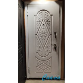 Входная Дверь Стальной Стандарт S13 (С13) (Софт Тач Белый)-foto2