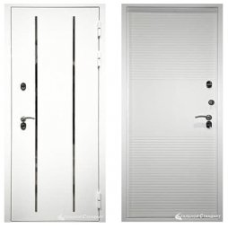 Входная Дверь Стальной Стандарт Изотерма Белая (Уличная)