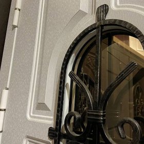 Входная Дверь Броня Лацио Белая/Белая (Уличная)-foto3