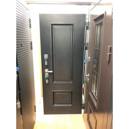 Входная Дверь Luxor Termo 2 с терморазрывом Букле Антрацит (Люксор)-foto2