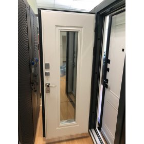 Входная Дверь Luxor Termo 4 с терморазрывом и степлопакетом. Букле Антрацит/Белая (Люксор)-foto2