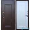 Входная Дверь Броня Консул.5 8017 Коричневая/Белая матовая (Уличная) с Терморазрывом - Фото №1