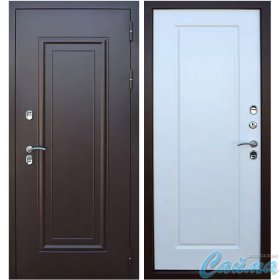 Входная Дверь Броня Консул.5 8017 Коричневая/Белая матовая (Уличная) с Терморазрывом