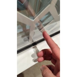 Входная Дверь Броня Консул 3 Ф стеклопакет 7024 Серая/Белый софт  (Уличная) с Терморазрывом-foto4