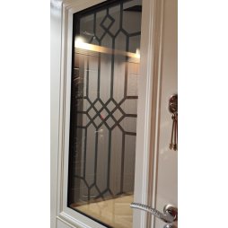 Входная Дверь Броня Консул 3 Ф стеклопакет 7024 Серая/Белый софт  (Уличная) с Терморазрывом-foto3