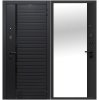 Входная Дверь Броня Piana Maxi (Пиана Макси) с Зеркалом (Чёрная/Чёрная) - Фото №1