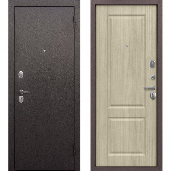 Входная Дверь T-Doors 7 см Медный Антик/Бежевый Клён