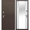 Входная Дверь T-Doors с зерклом 7 см Медный Антик/Эмалит Белый - Фото №1