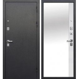 Входная Дверь T-Doors с зерклом 9 см Медный Антик/Эмалит Белый