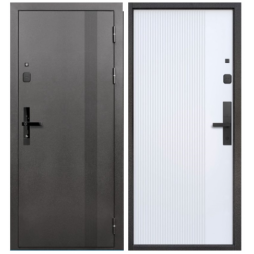 Входная Дверь T-Doors с Электронным замком 9 см Вертикаль Антик Серебро/Эмалит Белый Входная Дверь T-Doors с Электронным замком 9 см Вертикаль Антик Серебро/Эмалит Белый