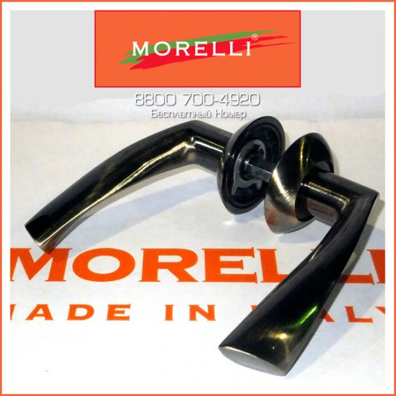 Дверные Ручки Morelli MH-01 AB Цвет Античная Бронза