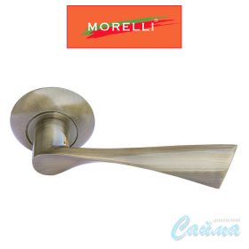 Дверные Ручки Morelli MH-01 AB Цвет Античная Бронза