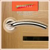 Дверные Ручки Morelli MH-02P SN/CP Цвет Белый Никель/Хром