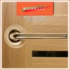 Дверные ручки Morelli MH-03 SG/GP Цвет Матовое Золото/Золото