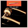 Дверные Ручки Morelli MH-06 SG/GP Цвет Матовое Золото/Золото - Фото №2