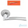 Дверные Ручки Morelli MH-06 SN/CP Цвет Белый Никель/Хром