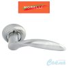 Дверные Ручки Morelli MH-07 SN Цвет Белый Никель - Фото №1