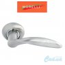 Дверные Ручки Morelli MH-07 SN Цвет Белый Никель
