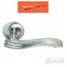 Дверные Ручки Morelli MH-14 SN/CP Цвет Белый Никель/Хром