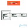 Дверные Ручки Morelli MH-20 SC/CP-S Цвет Матовый Хром и Полированный Хром