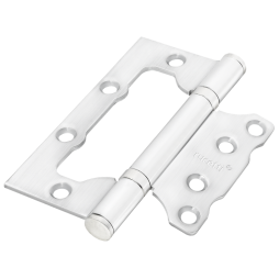 Петля Дверная RUCETTI без врезки (Бабочка) RFH-100*75*2,5 W, Белый